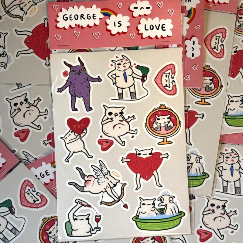Georgeislove stickers